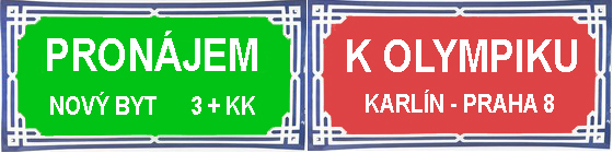 Pronájem bytu 3+kk v Karlíně